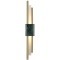 Бра Crystal Lux CARTA AP6W LED GREEN/BRASS
