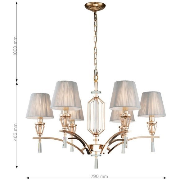 Подвесная люстра Sade 2690-6P Подвесная люстра Sade 2690-6P