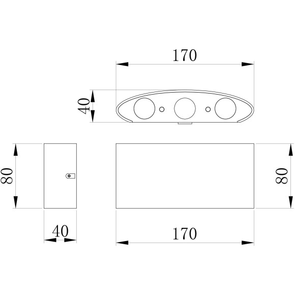 Архитектурная подсветка светодиодная Strato O417WL-L6GR3K IP54 Архитектурная подсветка светодиодная Strato O417WL-L6GR3K IP54
