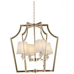 Подвесная люстра LDP 1249-4 GD+WT Подвесная люстра LDP 1249-4 GD+WT