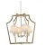 Подвесная люстра  LDP 1249-4 GD+WT