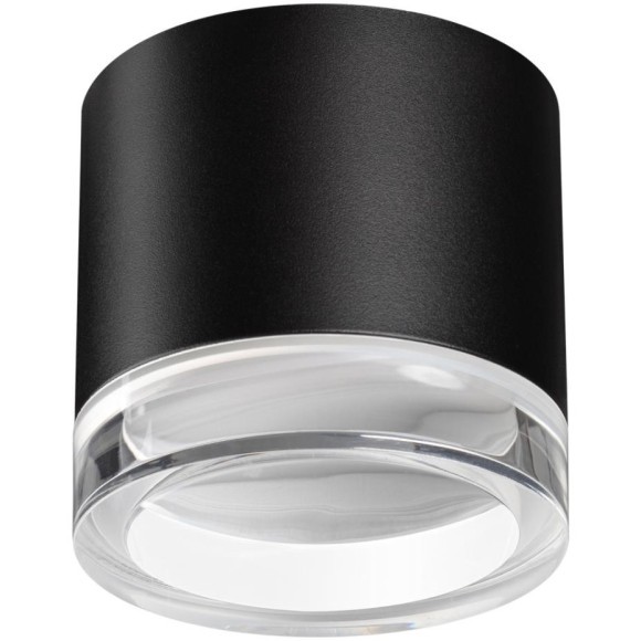 371030 OVER NT25 458 черный Светильник накладной IP20 GX53 12Вт 220-240V GEM