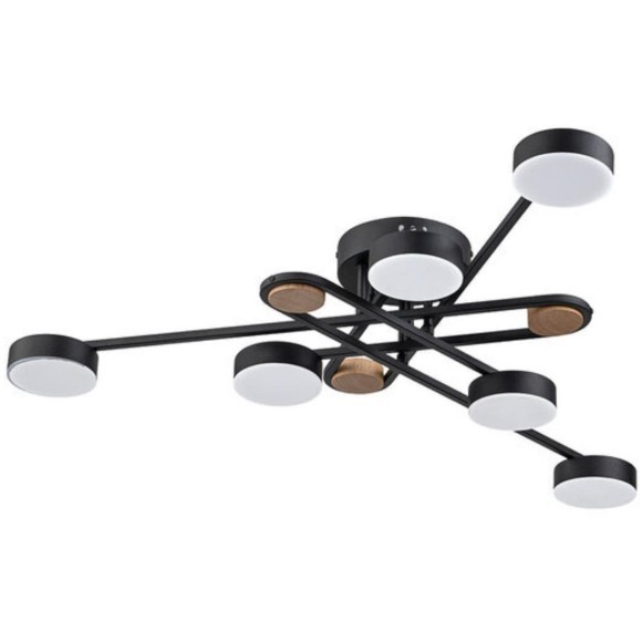 Потолочная люстра LED 3000-6400K 3000Lm Arte Lamp TAYGETA A2455PL-6BK Потолочная люстра LED 3000-6400K 3000Lm Arte Lamp TAYGETA A2455PL-6BK