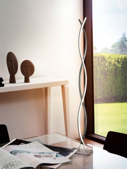 96106 EGLO LASANA 2 Светодиодный торшер с ножным выключателем, 36Вт, 4Лм, 3000К