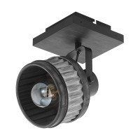 43444 Настенно-потолочный светильник TURROCK, 1Х28W, E27, L160, H225, А310, сталь, серая патина/черн