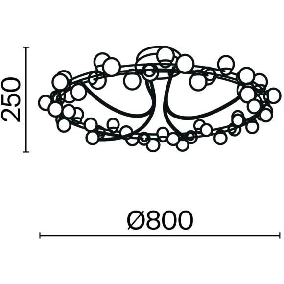 Потолочный светильник Maytoni MOD081CL-L48G3K