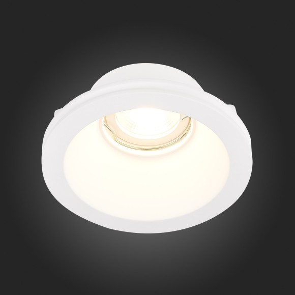 ST254.308.01 Св-к встр. из гипса Белый GU10 1*50W IP20 D120xH50 180-240V Без ламп Встраиваемые светильники ST254.308.01 Св-к встр. из гипса Белый GU10 1*50W IP20 D120xH50 180-240V Без ламп Встраиваемые светильники