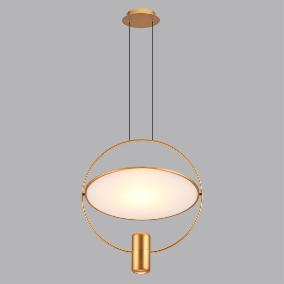 7028/2L HIGHTECH ODL25 золото/белый матовый/ металл/акрил Подвесной светильник золот. поворотный 150° IP20 LED GU10 2*7W ORBITE 7028/2L HIGHTECH ODL25 золото/белый матовый/ металл/акрил Подвесной светильник золот. поворотный 150° IP20 LED GU10 2*7W ORBITE