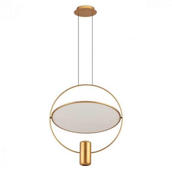 7028/2L HIGHTECH ODL25 золото/белый матовый/ металл/акрил Подвесной светильник золот. поворотный 150° IP20 LED GU10 2*7W ORBITE 7028/2L HIGHTECH ODL25 золото/белый матовый/ металл/акрил Подвесной светильник золот. поворотный 150° IP20 LED GU10 2*7W ORBITE