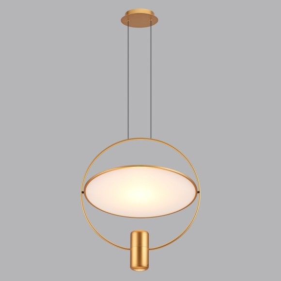 7028/2L HIGHTECH ODL25 золото/белый матовый/ металл/акрил Подвесной светильник золот. поворотный 150° IP20 LED GU10 2*7W ORBITE 7028/2L HIGHTECH ODL25 золото/белый матовый/ металл/акрил Подвесной светильник золот. поворотный 150° IP20 LED GU10 2*7W ORBITE