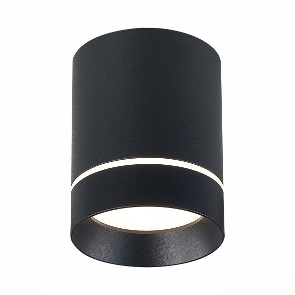 ST115.442.12 Светильник потолочный Черный LED 1*12W 4000K 840Lm Ra90 120° IP20 D79xH100 170-240V Накладные светильники