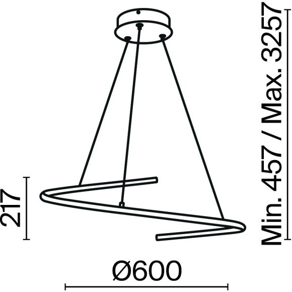Подвесной светильник Maytoni MOD242PL-L33BSK Подвесной светильник Maytoni MOD242PL-L33BSK