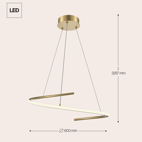 Подвесной светильник Maytoni MOD242PL-L33BSK Подвесной светильник Maytoni MOD242PL-L33BSK