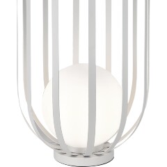 Уценка SL6129.504.01 ST Luce NORDIC Настольная лампа, E27,1х60W, светильник настольный белый/белый
