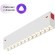 DK8001-WH Трековый магнитный светодиодный SMART (TUYA, Алиса, Wi-Fi, пам. настроек) светильник Denkirs SMART 220V CRI90+ 3000-6000К 800Лм 24° 9Вт