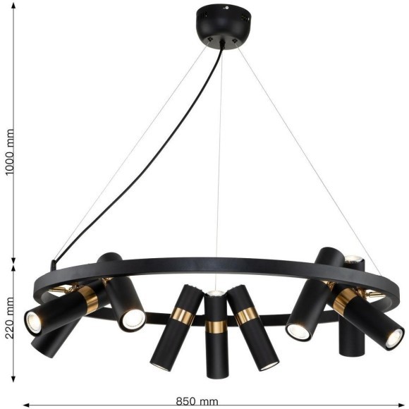 Подвесная люстра Light point 2997-9P