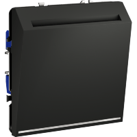 Выключатель встраиваемый VOLTUM S70 карточный 16А, (графит)