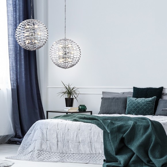 Подвесной светильник хрустальный Palla MOD092PL-12CH Подвесной светильник хрустальный Palla MOD092PL-12CH