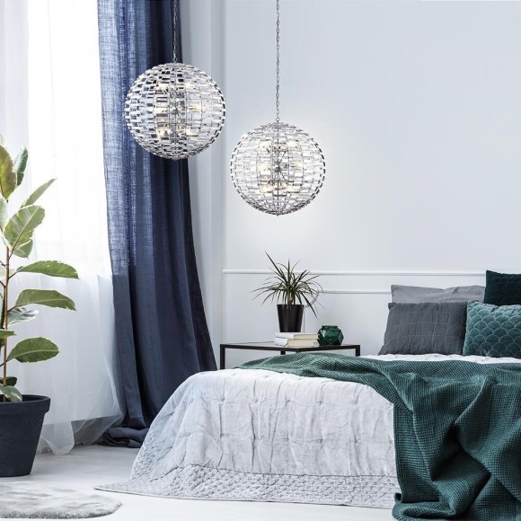 Подвесной светильник хрустальный Palla MOD092PL-12CH Подвесной светильник хрустальный Palla MOD092PL-12CH