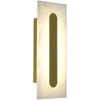 SL6139.221.01 Светильник настенный ST-Luce золотистый/белый LED 1*6W 3000K GEOM
