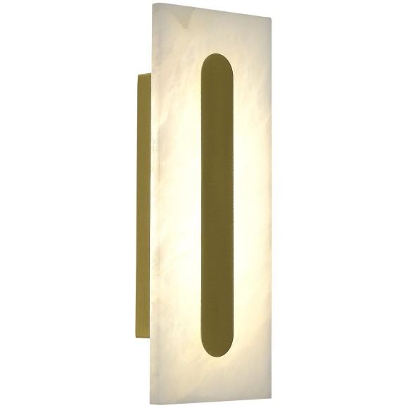 SL6139.221.01 Светильник настенный ST-Luce золотистый/белый LED 1*6W 3000K GEOM