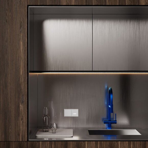 Накладка для подсветки светодиодной, S70 (серый)