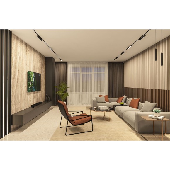 DK8018-BK Трековый магнитный светодиодный SMART (TUYA, Алиса, Wi-Fi, пам. настроек) светильник Denkirs SMART 220V CRI90+ 3000-6000К 1520Лм 120° 18Вт