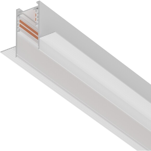 Трек 4-контактный встраиваемый со стыковочным пазом 48V 3м (Заглушки и декоративный экран в комплекте) Uno Pro Lightstar 509236P Трек 4-контактный встраиваемый со стыковочным пазом 48V 3м (Заглушки и декоративный экран в комплекте) Uno Pro Lightstar 509236P
