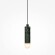 Maytoni Bell MOD534PL-L4B3K1 Светильник подвесной светодиодный, плафон цилиндр из натурального темно-зеленого мрамора и белым матовым рассеивателем, диаметр 40мм, LED 4Вт 3000K 250Лм CRI90 120° IP20 220V