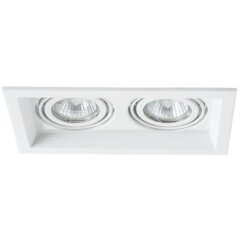 Встраиваемый светильник Arte Lamp A6661PL-2WH CANIS под лампы 2xGU10 50W Встраиваемый светильник Arte Lamp A6661PL-2WH CANIS под лампы 2xGU10 50W