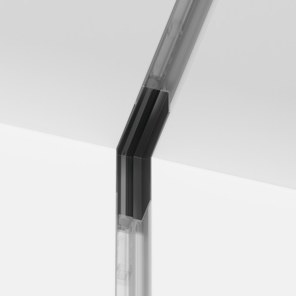 Угловой коннектор внутренний вертикальный для ГКЛ шинопровода Maytoni Gravity TRA004ICL-22B