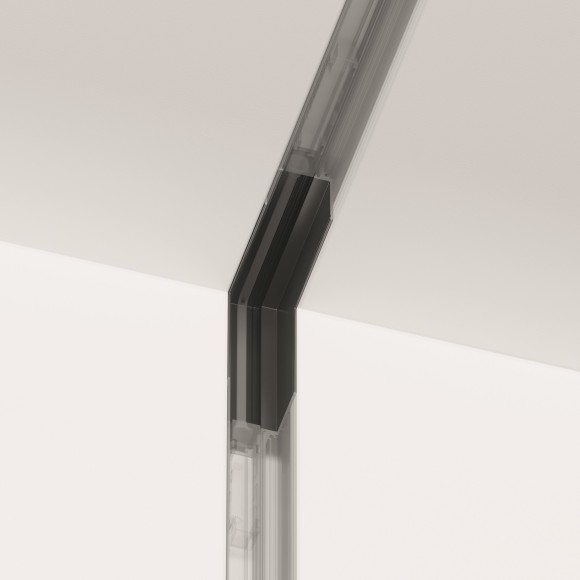 Угловой коннектор внутренний вертикальный для ГКЛ шинопровода Maytoni Gravity TRA004ICL-22B