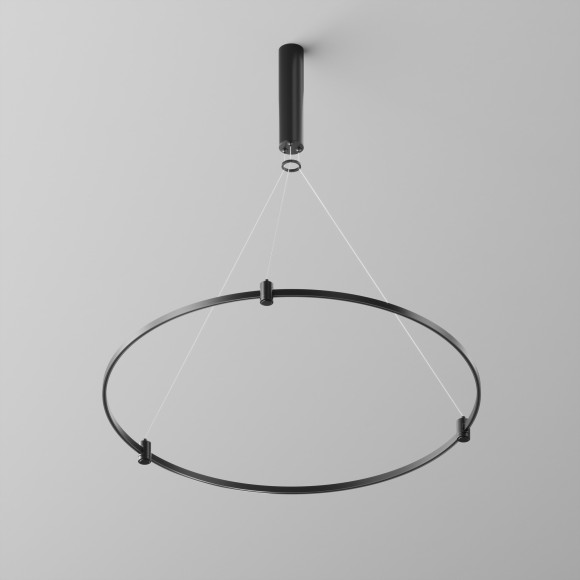 Шинопровод-круг 800мм накладной/подвесной Maytoni Flarity TRX154-R-D800-B