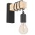 43514 Бра TOWNSHEND, 1х10W(E27-LED), L65, A190, H215, сталь, дерево, черн, коричн