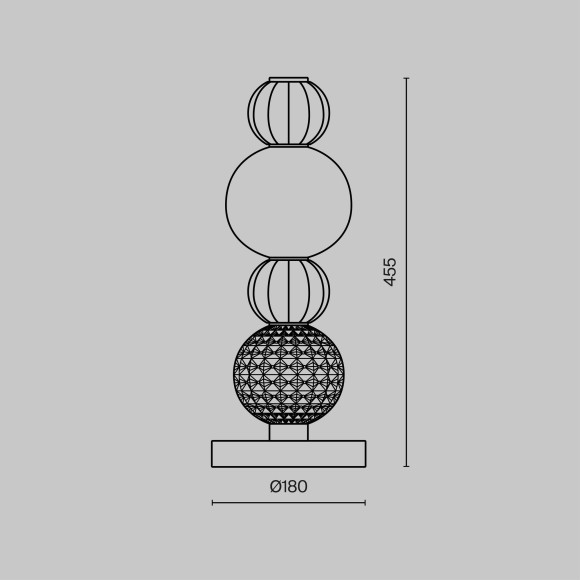 Декоративная настольная лампа Maytoni MOD301TL-L18G3K Collar светодиодная LED 18W Декоративная настольная лампа Maytoni MOD301TL-L18G3K Collar светодиодная LED 18W
