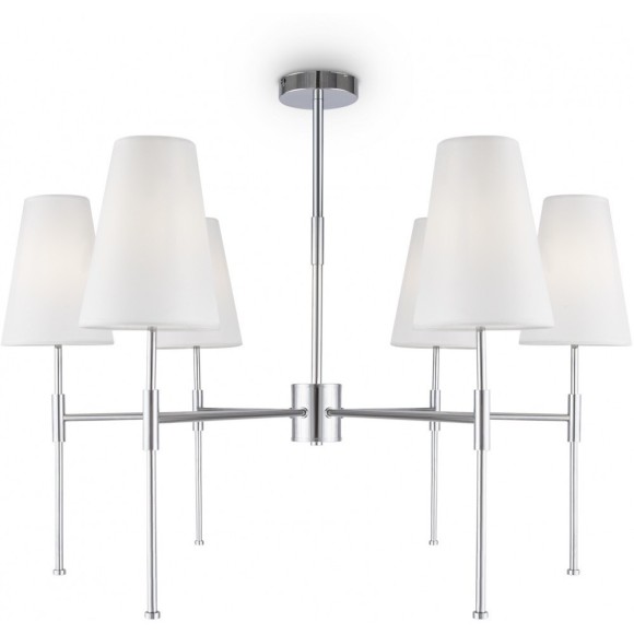 Люстра потолочная Freya FR5196PL-06CH Tida под лампы 6xE14 40W