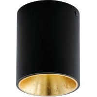 94502 Светодиодный потолочный светильник POLASSO, 1х3,3W (LED), Ø100, черный, золотой