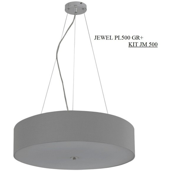 Светильник потолочный Crystal Lux JEWEL PL500 GR