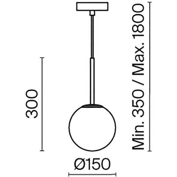 Подвесной светильник Maytoni MOD321PL-01W Basic form под лампу 1xE14 40W