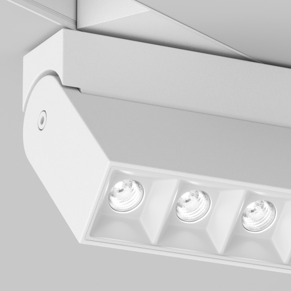 TR077-2-10W4K-W Трековый магнитный светодиодный светильник Maytoni Gravity CRI90+ 4000К 553Лм 30° 10Вт