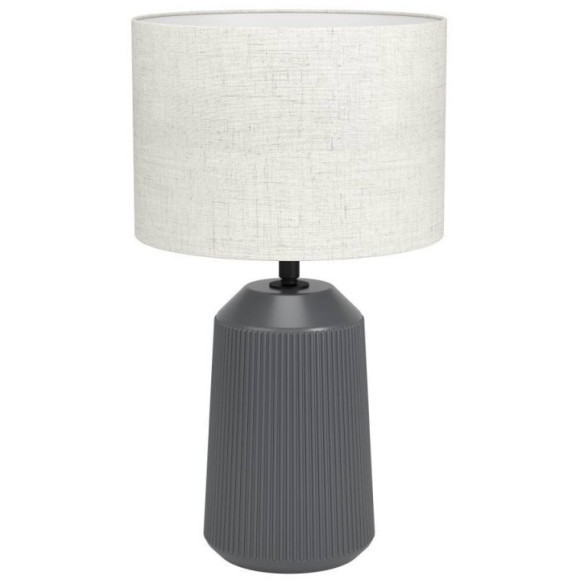 900824 Настольная лампа CAPALBIO, 1X40W (E27), H410, керамика, серый / текстиль, бежевый 900824 Настольная лампа CAPALBIO, 1X40W (E27), H410, керамика, серый / текстиль, бежевый