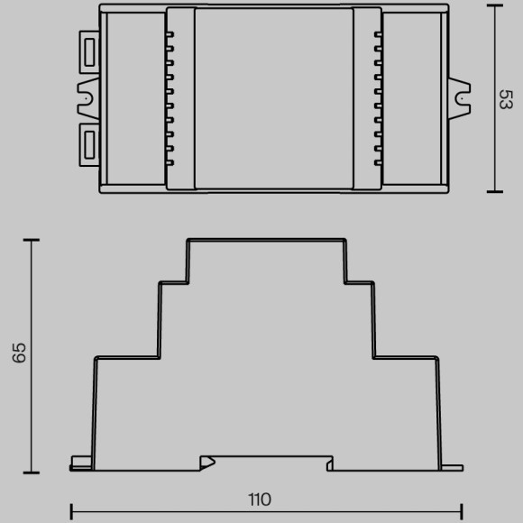 Релейный модуль DALI DT7 четырёхканальный 4x12A DIN 721021