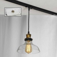 Однофазный двужильный трековый светильник Lussole LSP-9606-TAW GLEN COVE под сменную лампу Е27