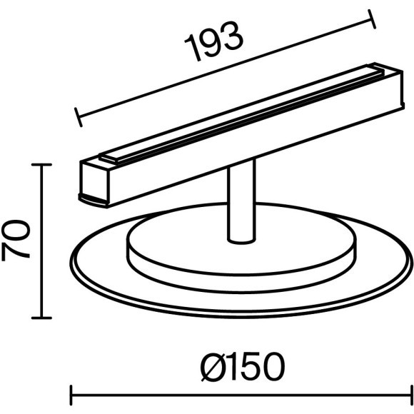 TR107-2-5W3K-W Трековый магнитный светодиодный светильник Maytoni Exility CRI90+ 3000К 160Лм 120° 5Вт