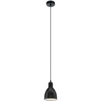 49464 Подвес PRIDDY, 1х60W (E27), Ø155, H1100, сталь, черный