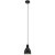 49464 Подвес PRIDDY, 1х60W (E27), Ø155, H1100, сталь, черный