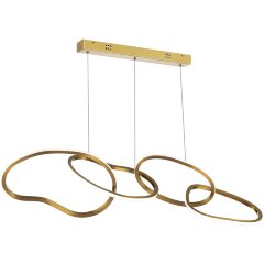 SL6505.203.40 Светильник подвесной ST-Luce Золотистый/Золотистый LED 1*40W 4000K ABRA SL6505.203.40 Светильник подвесной ST-Luce Золотистый/Золотистый LED 1*40W 4000K ABRA