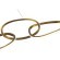 SL6505.203.40 Светильник подвесной ST-Luce Золотистый/Золотистый LED 1*40W 4000K ABRA