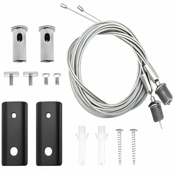 Монтажный комплект для тросовой световой системы ST-Luce Черный RAY ST962.409.00