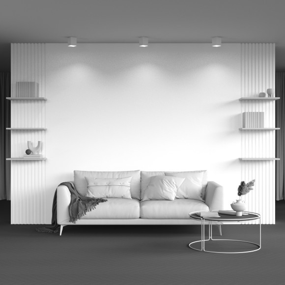 Накладной потолочный светильник Maytoni C015CL-01W Slim под лампу 1xGU10 50W